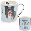 House and Home Collie Mug